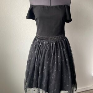 Harper & Lemon dress Medium black Fit & flare balletcore bikercore
